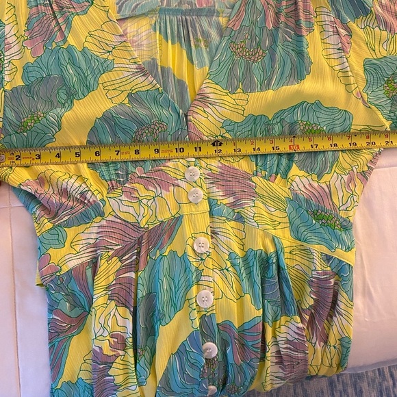 Faithfull the Brand floral crepe dress. Size L - Picture 7 of 7